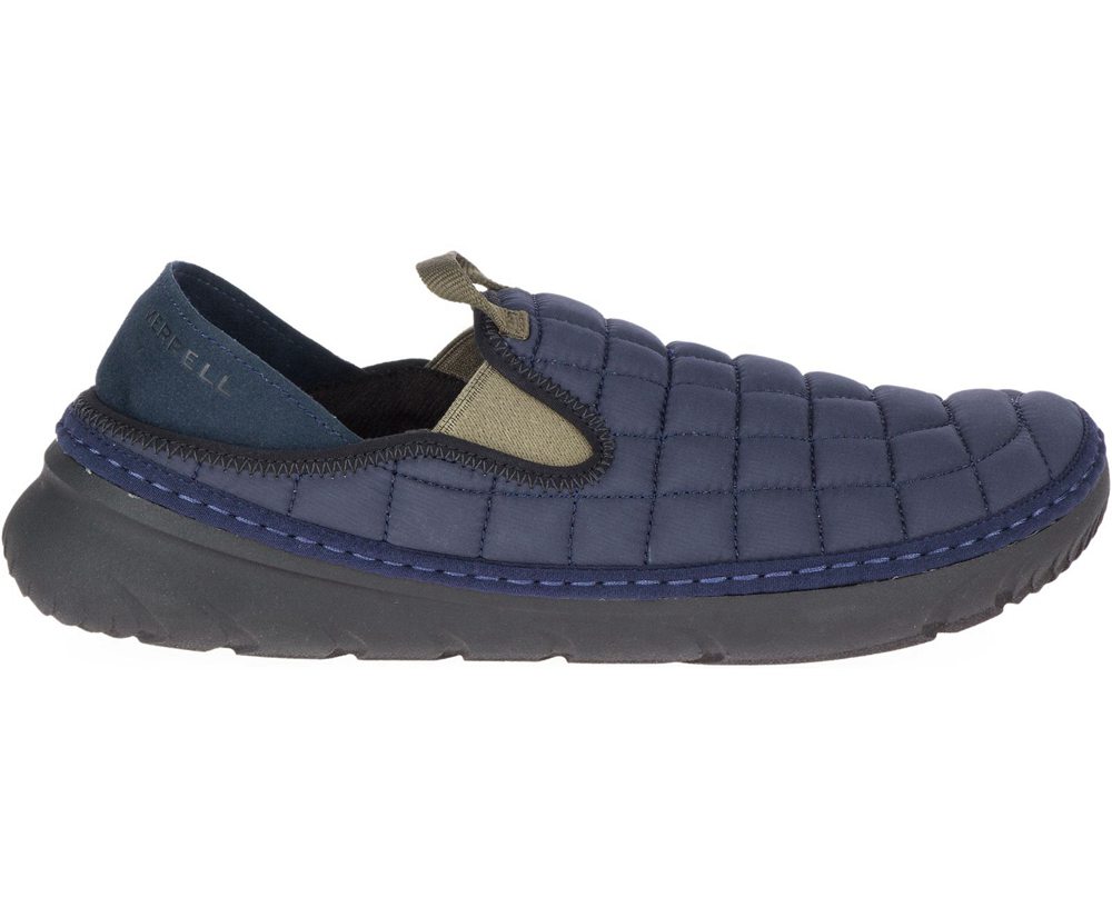 Merrell Slip Ons Navy - Hut Moc - Mens 18RYCXQTF